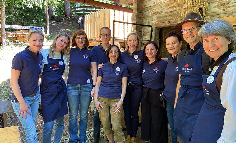 Die Slowfood Gemeinschaft Irschen auf einem Bild