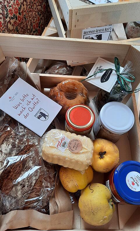 Slow Food Produkte im Irschner Genuss-Kistl